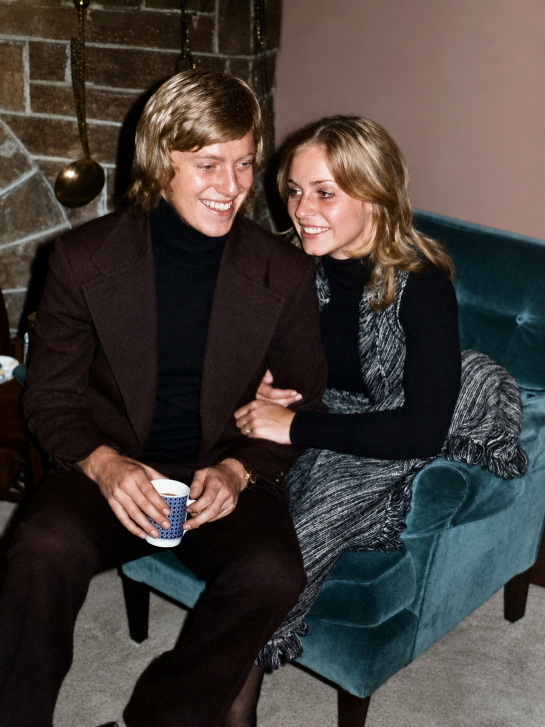 Dave and Rosemary as a young couple in the late 1960s