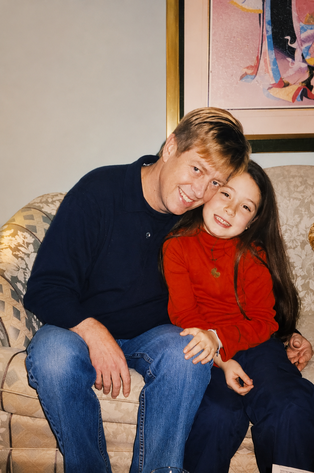Dave with Christi in the 1990s